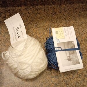 Brava Worsted Weight White Yarn Bundle